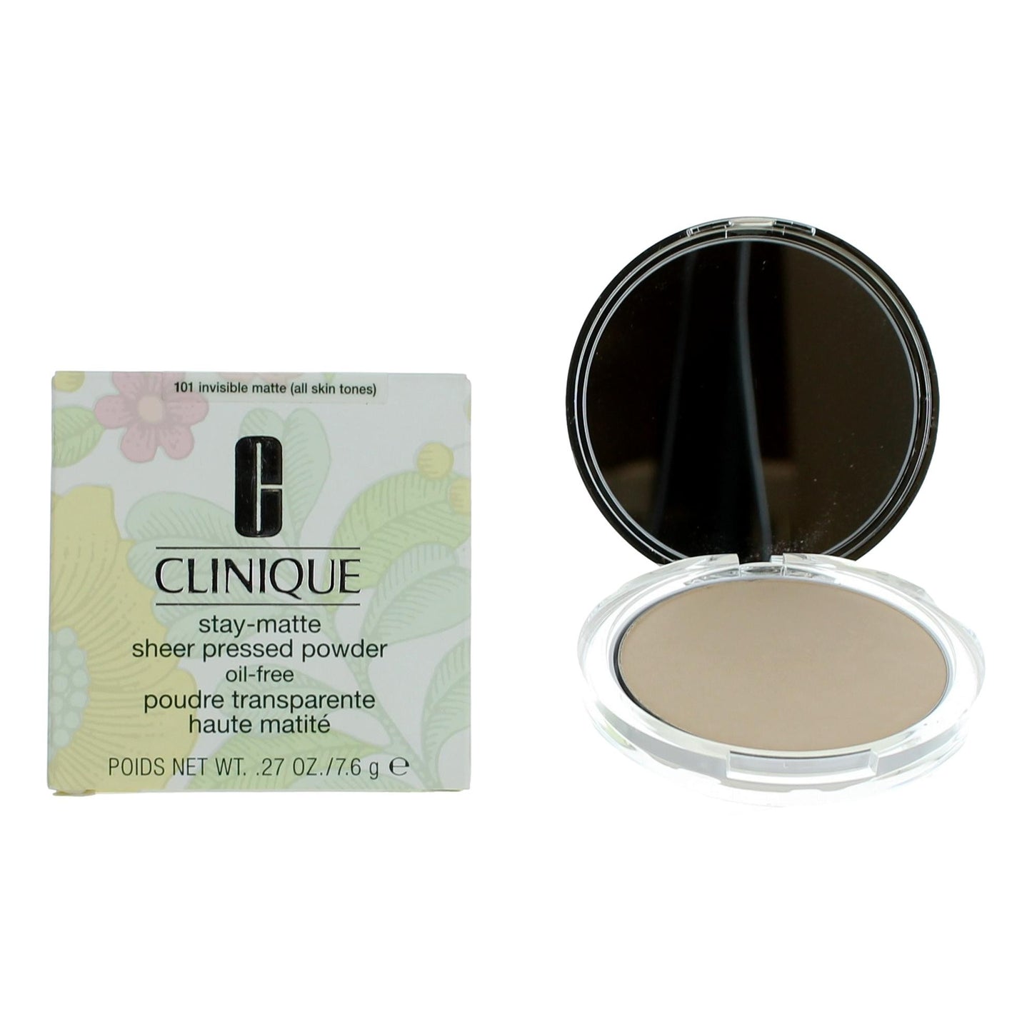 Clinique Stay-Matte .27 Sheer Pressed Powder - 101 Invisible Matte (All Skin Tones) - 101 Invisible Matte (All Skin Tones)