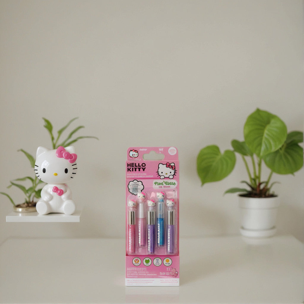 Hello Kitty by Hello Kitty, 5 Piece Lip Gloss Set for Kids