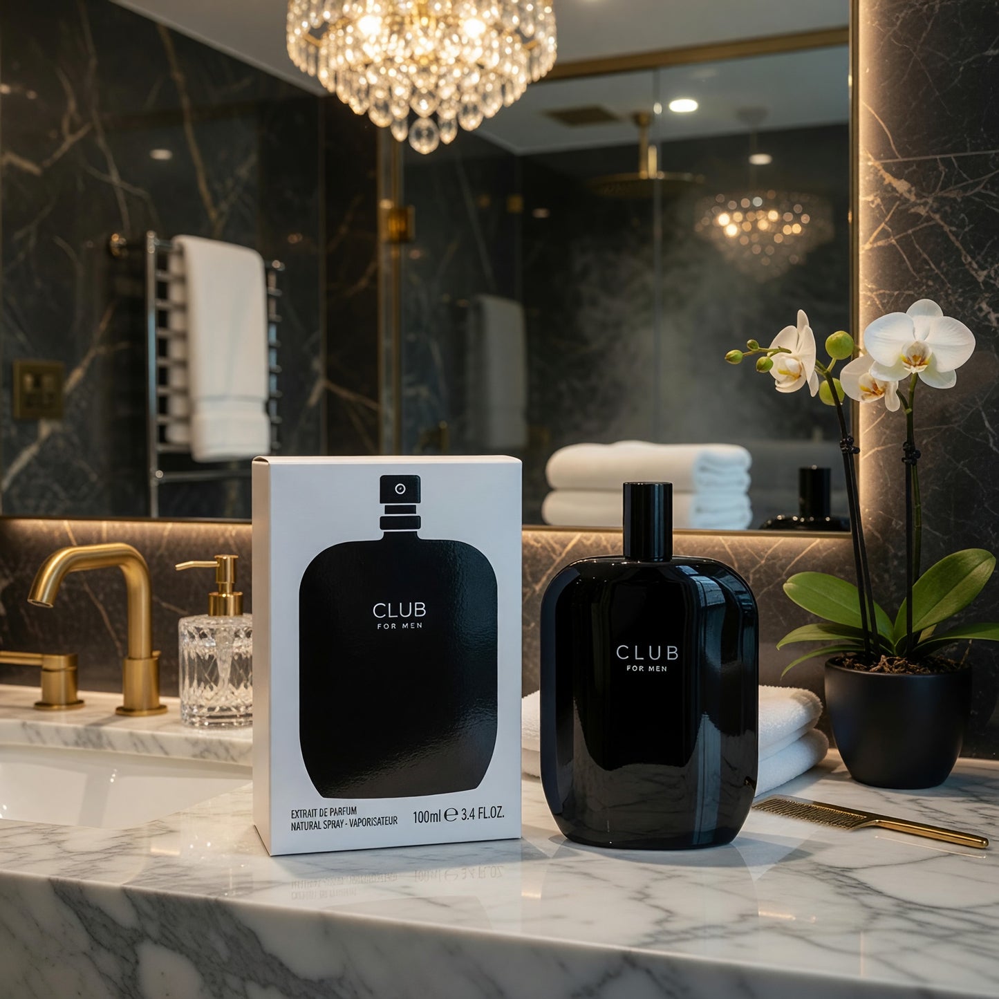 Club by Fragrance One, 3.4 oz Extrait De Parfum Spray for Men