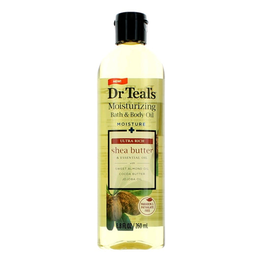 Shea Butter & Essential Oil by Dr. Teal's, 8.8oz Moisturizing Bath & Body Oil