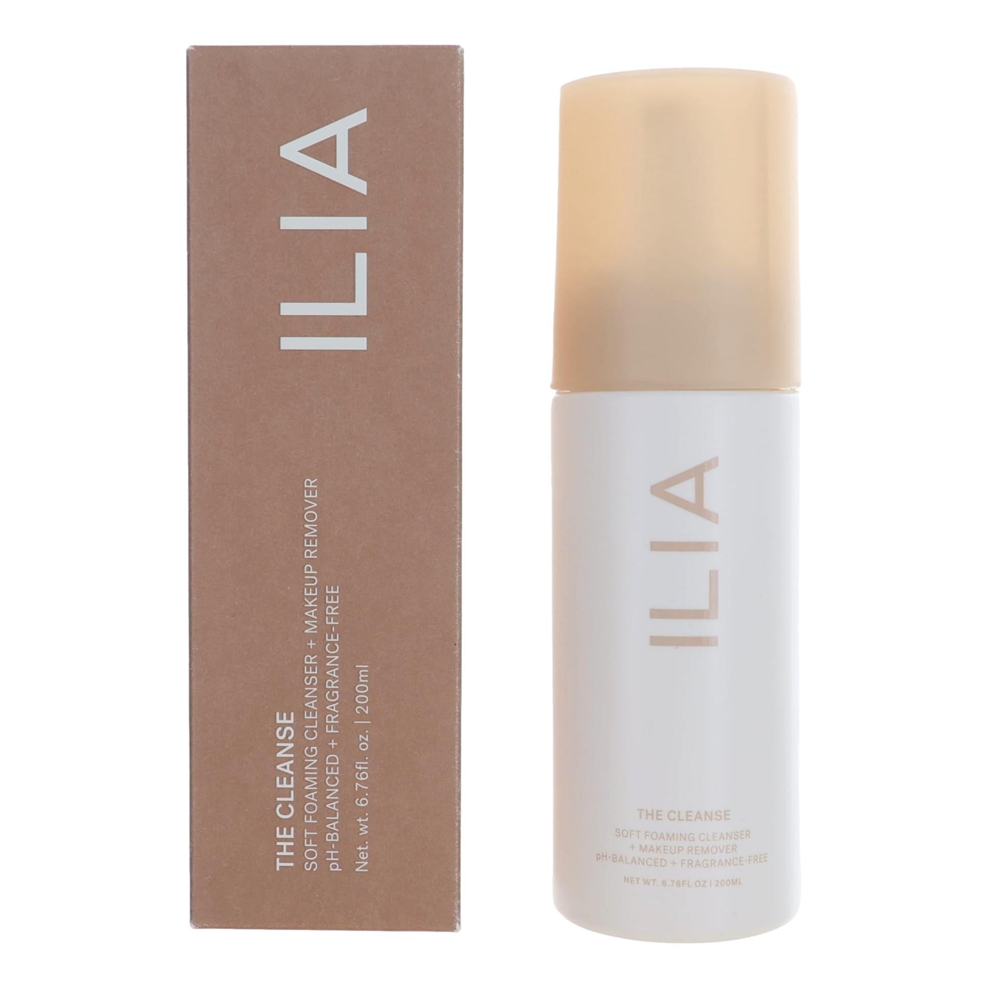 ILIA The Cleanse by ILIA, 6.7oz Soft Foaming Cleanser + Makeup Remover