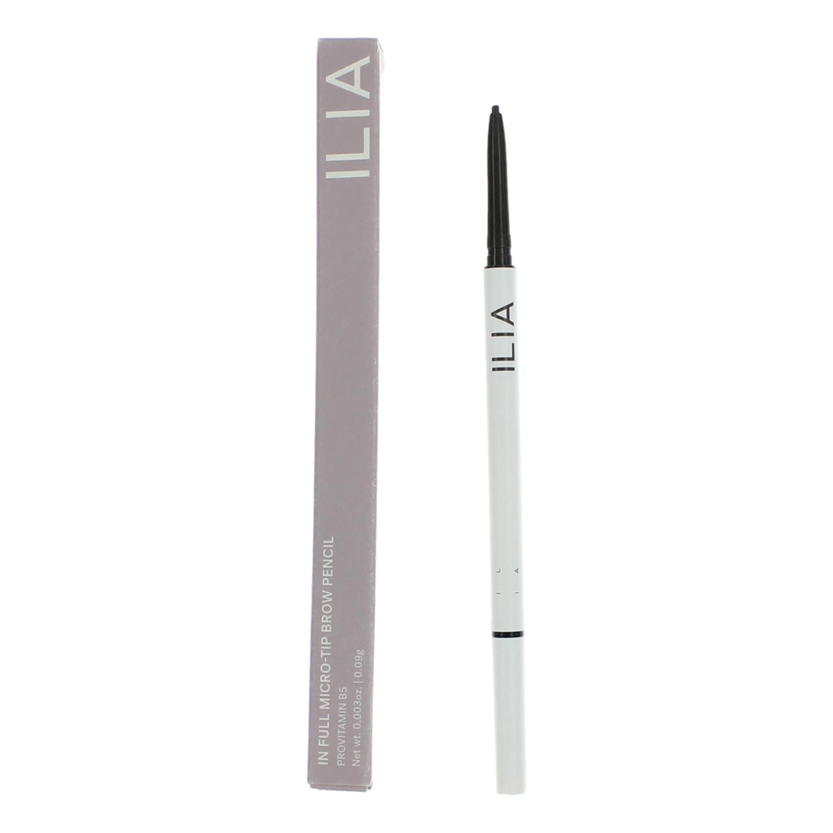 ILIA In Full Micro-Tip Brow Pencil by ILIA, 0.003oz Eyebrow Pencil - Soft Black - Soft Black