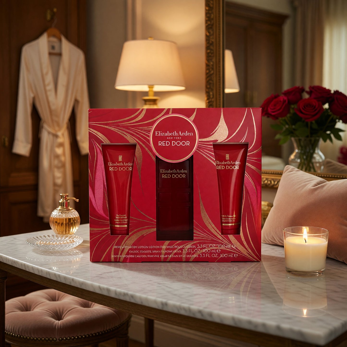 Red Door by Elizabeth Arden, 3 Piece Set for Women