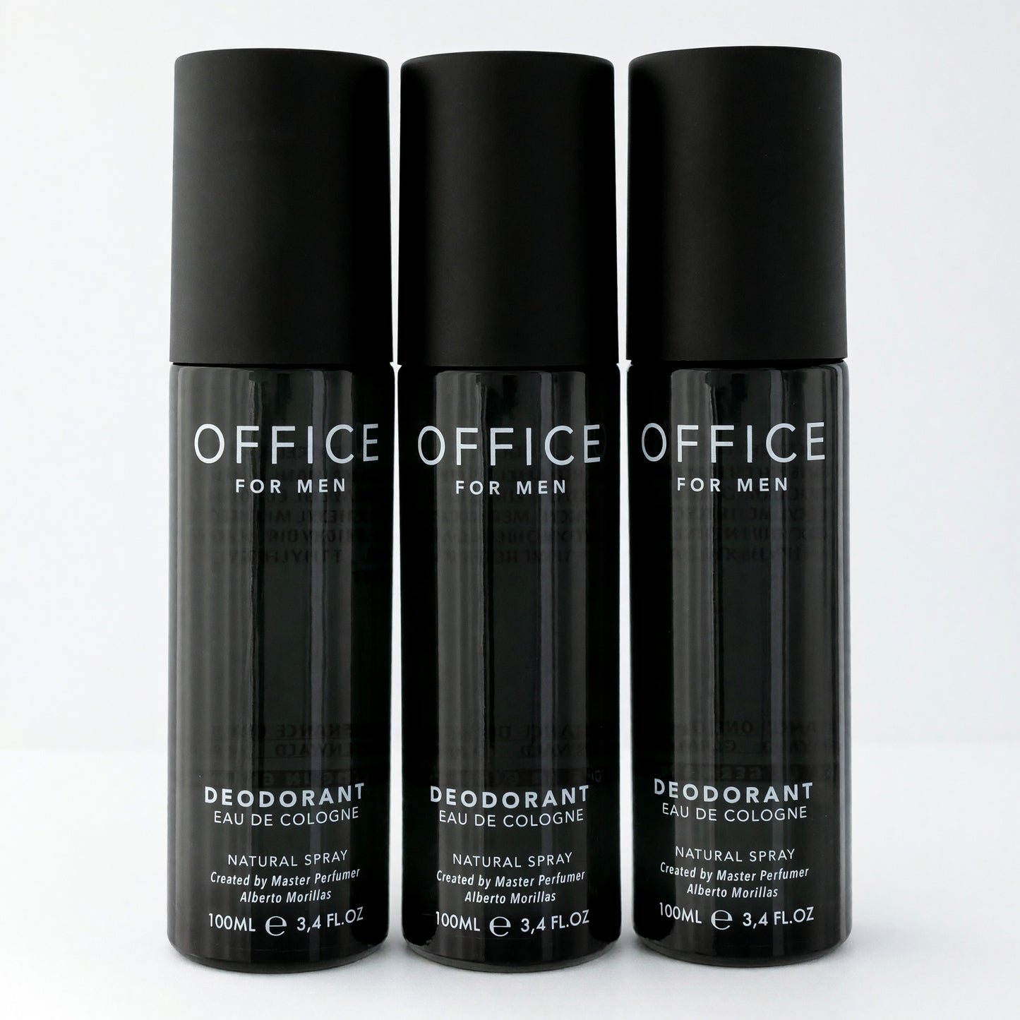 Office by Fragrance One, 3 piece Deodorant Spray for Men