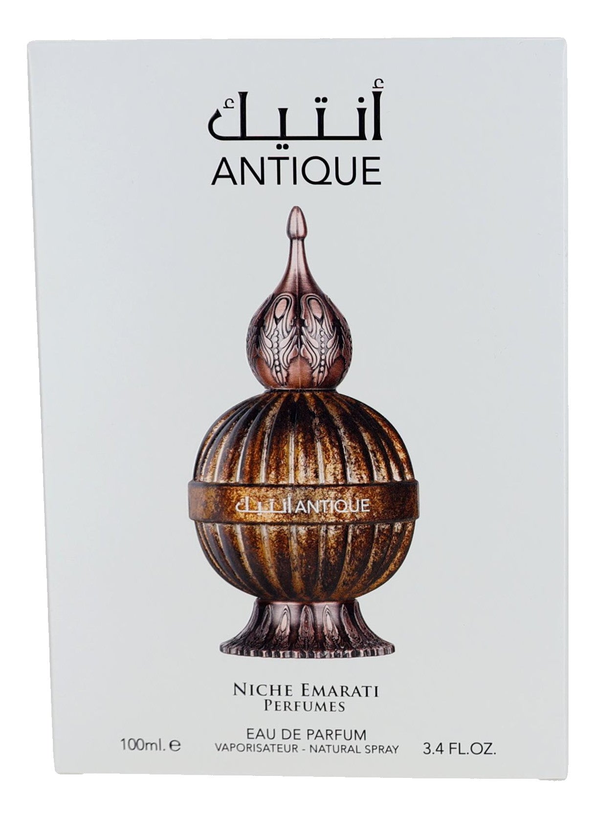 Niche Emarati Antique by Lattafa, 3.4 oz EDP Spray for Unisex