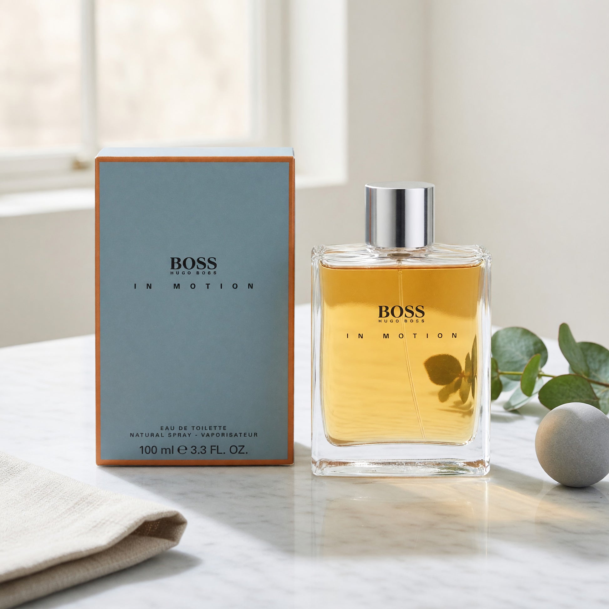 Boss in Motion by Hugo Boss, 3.3 oz EDT Spray for Men