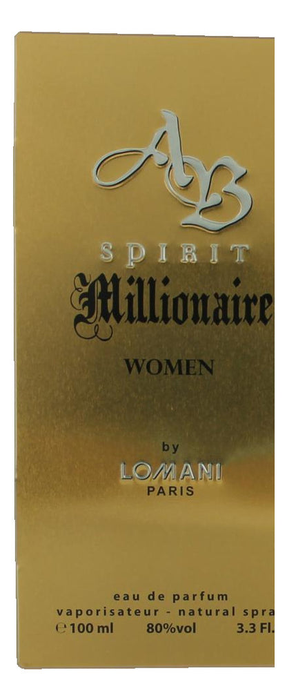 AB Spirit Millionaire by Lomani, 3.3 oz EDP Spray for Women