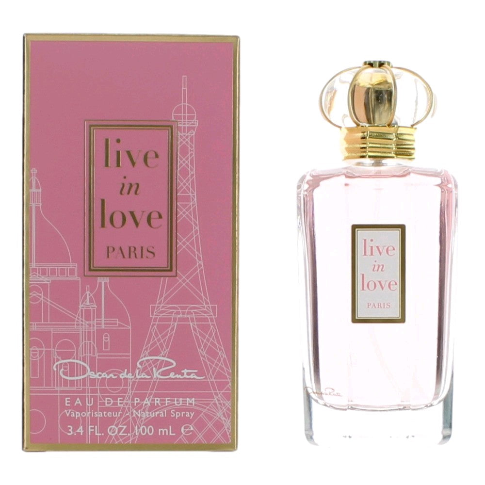 Live In Love Paris by Oscar De La Renta, 3.4 oz EDP Spray for Women