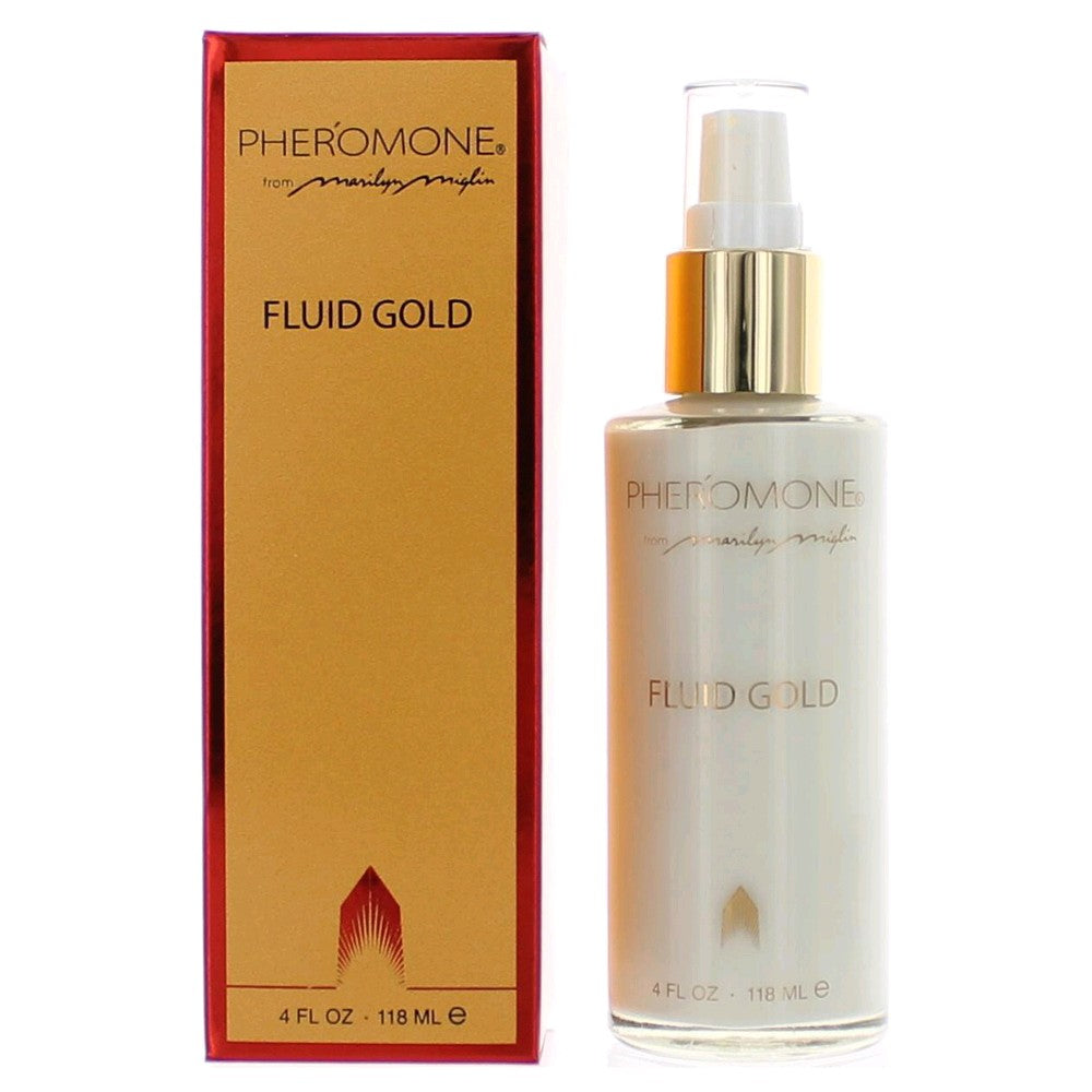 Pheromone by Marilyn Miglin, 4 oz Fluid Gold Lotion for Women