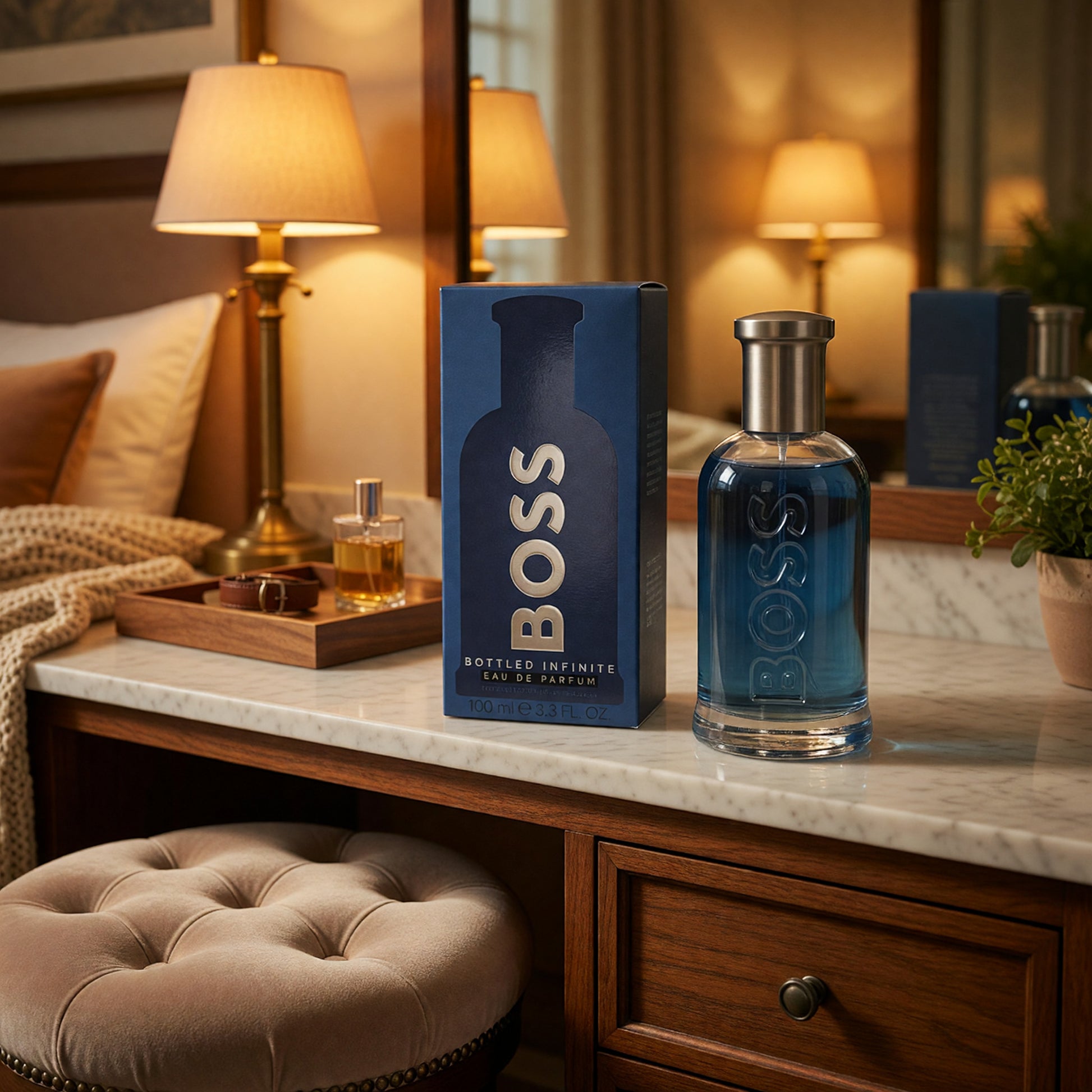 Boss Bottled Infinite by Hugo Boss, 3.3 oz EDP Spray for Men