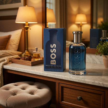 Boss Bottled Infinite by Hugo Boss, 3.3 oz EDP Spray for Men