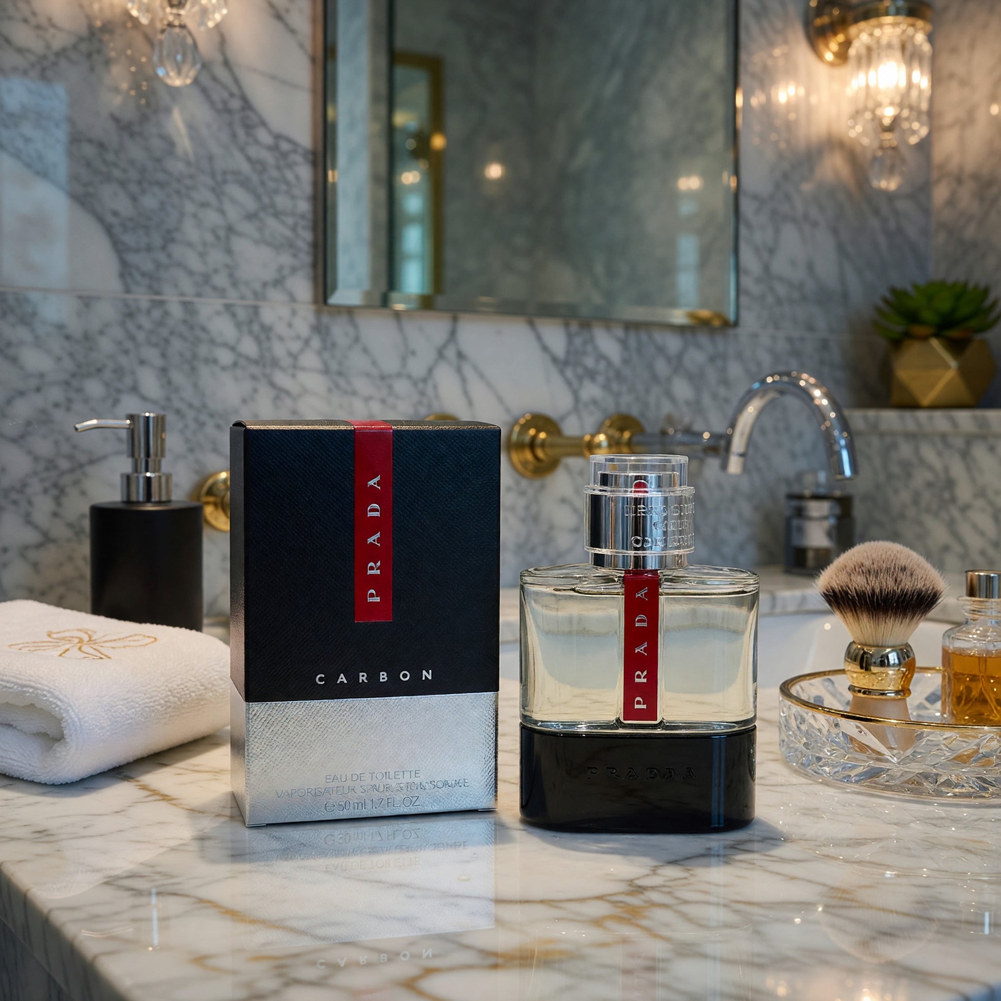 Prada Luna Rossa Carbon by Prada, 1.7 oz EDT Spray for Men