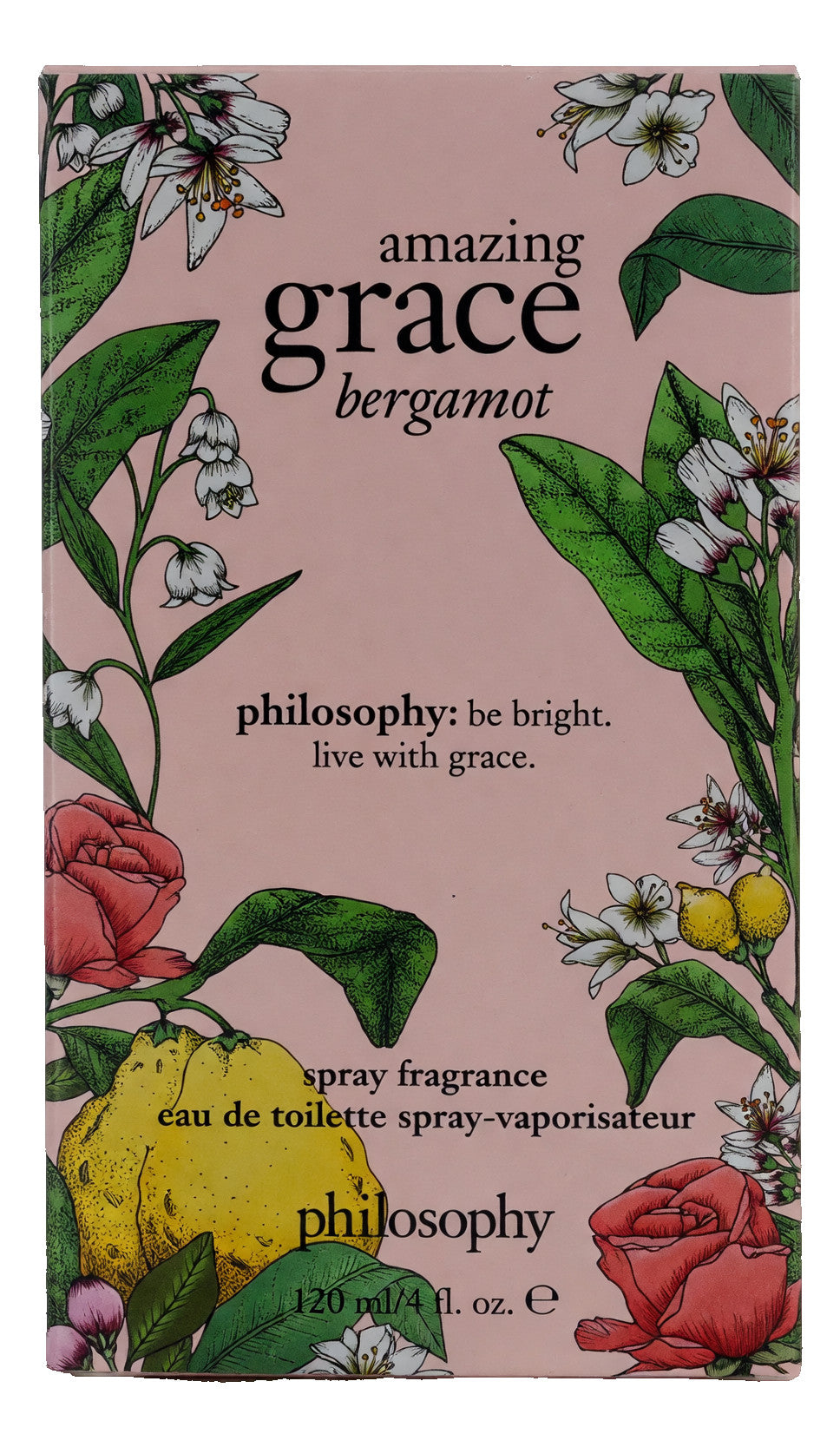 Amazing Grace Bergamot by Philosophy, 4 oz EDT Spray for Women