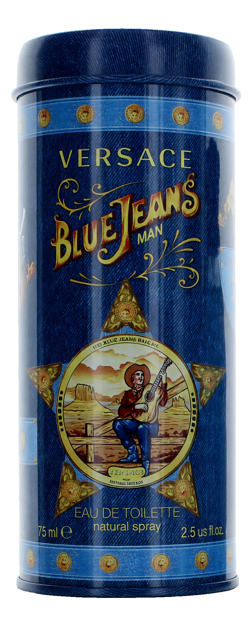 Blue Jeans by Versace, 2.5 oz EDT Spray for Men