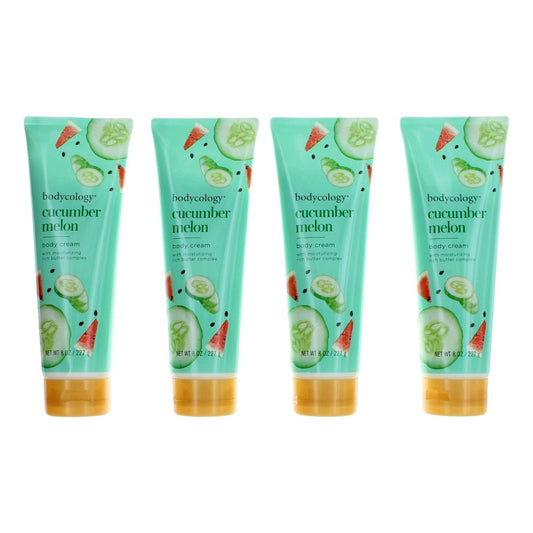 Cucumber Melon by Bodycology, 4 Pack 8oz Moisturizing Body Cream women