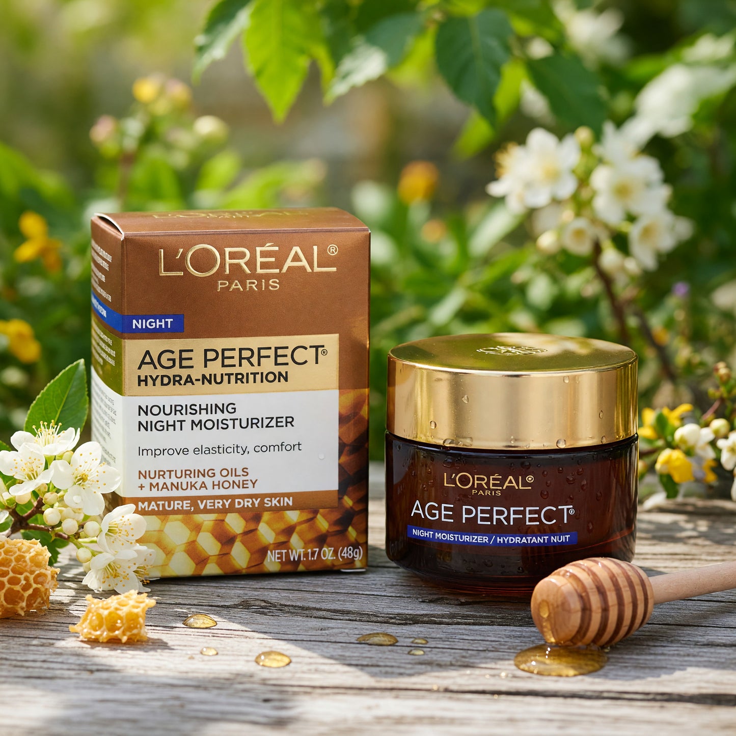 L'Oreal Age Perfect Hydra-Nutrition, 1.7oz Nourishing Night Moisturizer