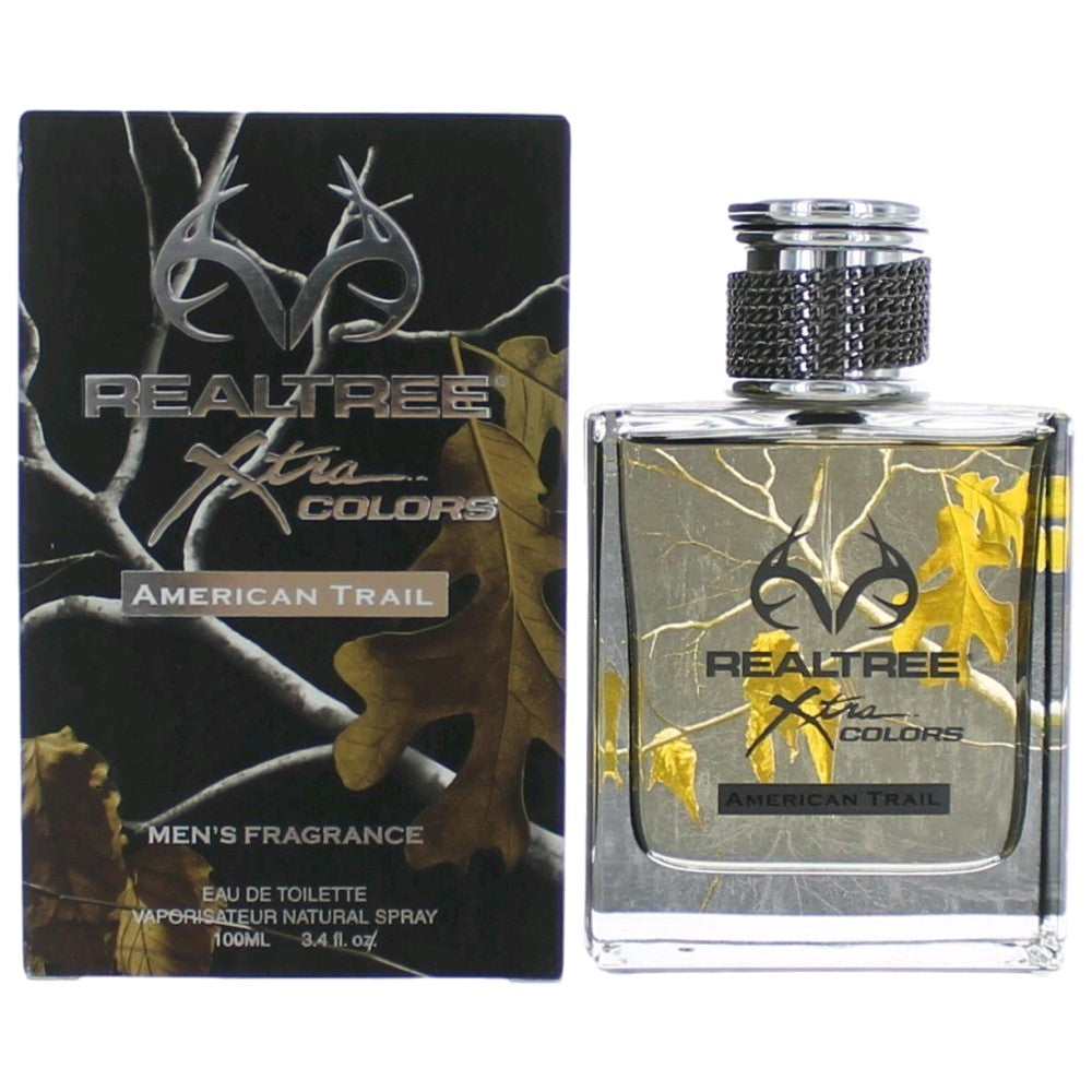 Realtree Xtra Colors American Trail by Realtree, 3.4oz EDT Spray men
