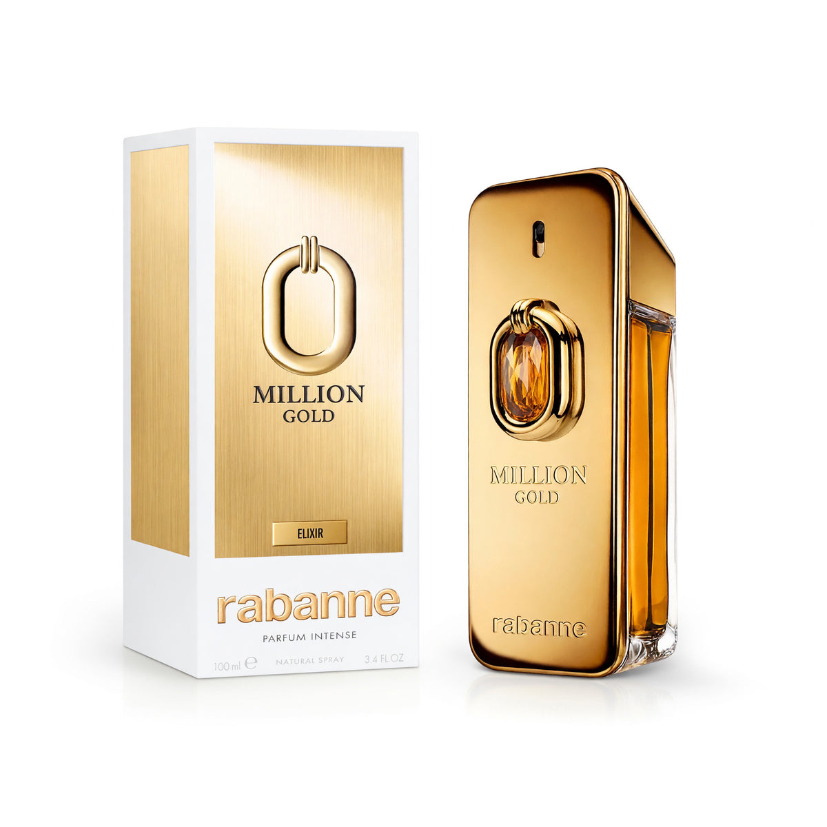 Million Gold Elixir by Paco Rabanne, 3.4 oz EDP Spray Intense for Men