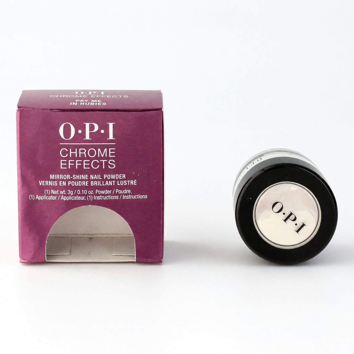 OPI Chrome Effects by OPI, 0.10 oz Nail Powder - Pay Me in Rubies - Pay Me in Rubies