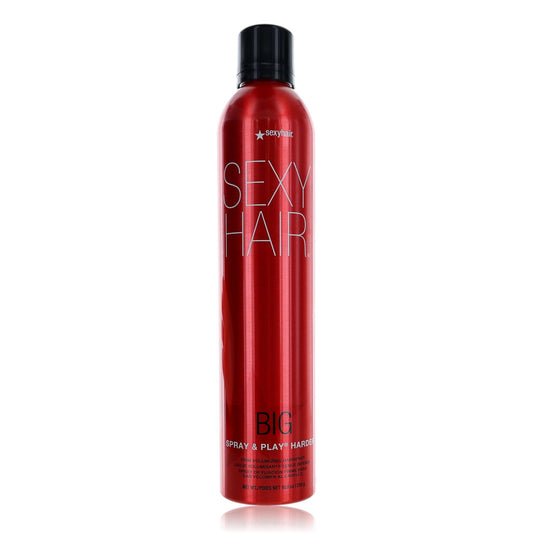 Big Spray & Play Harder by Sexy Hair, 10 oz Firm Hairspray  