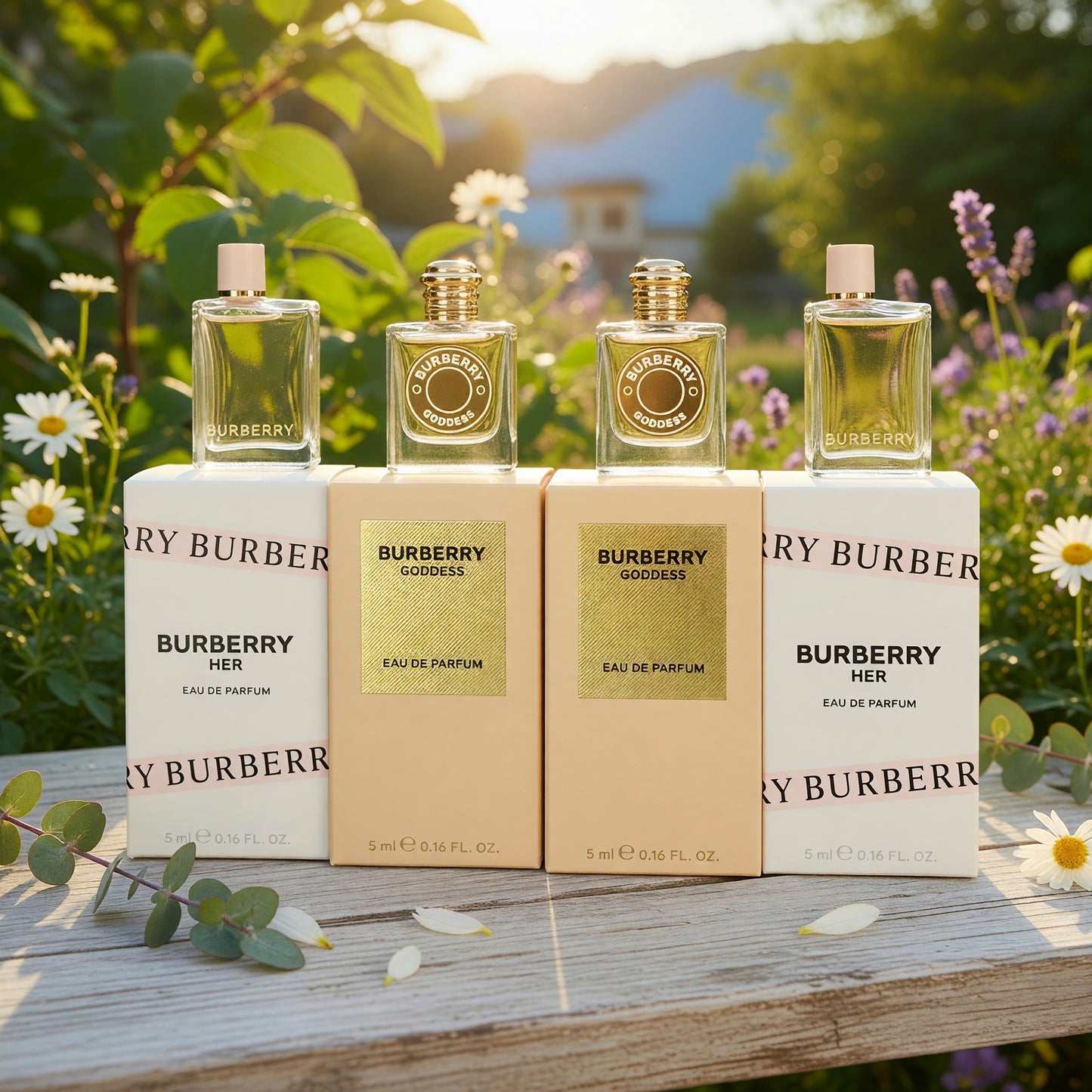 Burberry by Burberry, 4 Piece Variety Gift Set for Women