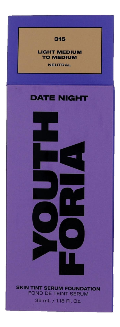 Date Night, 1.18oz Skin Tint Serum Foundation - 315 Light Medium to Medium - 315 Light Medium to Medium