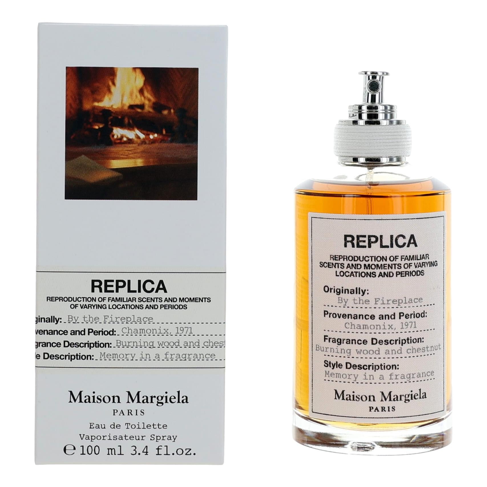 Replica By The Fireplace by Maison Margiela, 3.4oz EDT Spray for Unisex