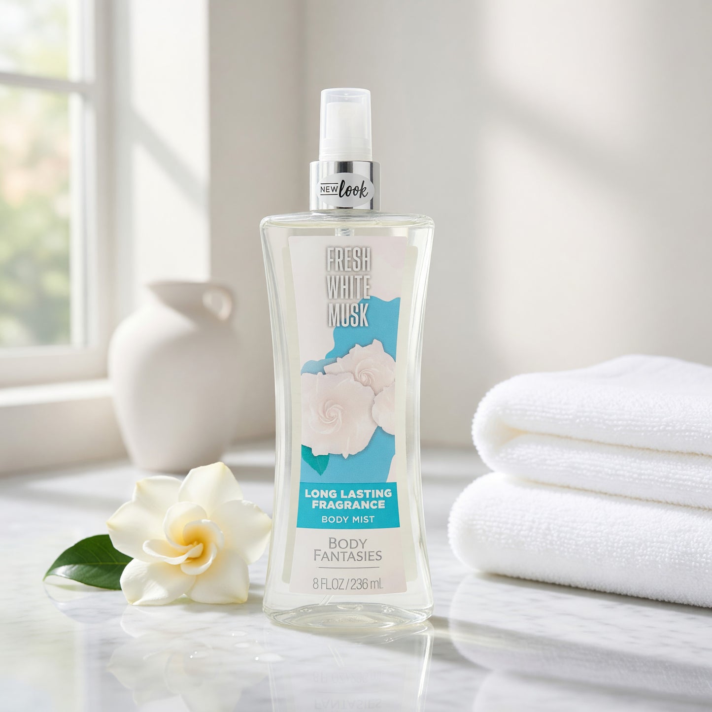 Fresh White Musk by Body Fantasies, 8oz Fragrance Body Spray women