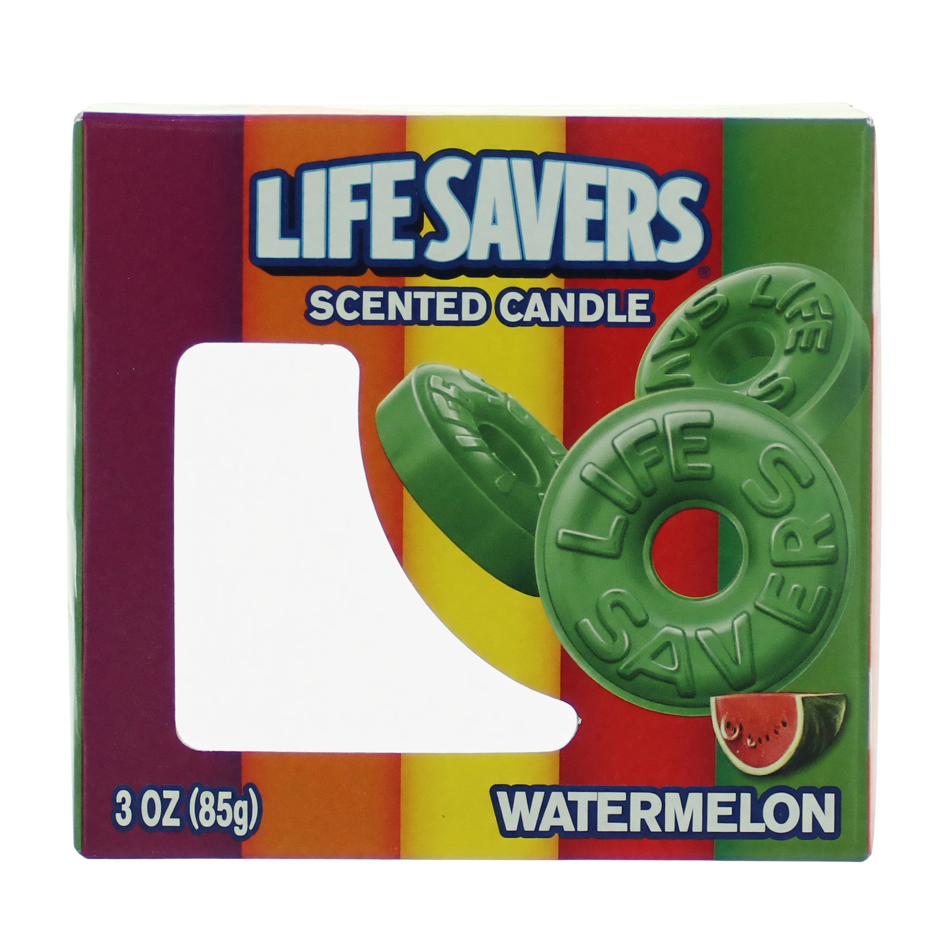 Life Savers Scented Candle 3 oz Jar - Watermelon