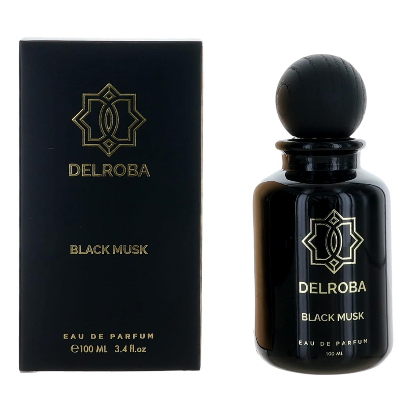 Delroba Black Musk by Delroba, 3.4 oz EDP Spray for Men