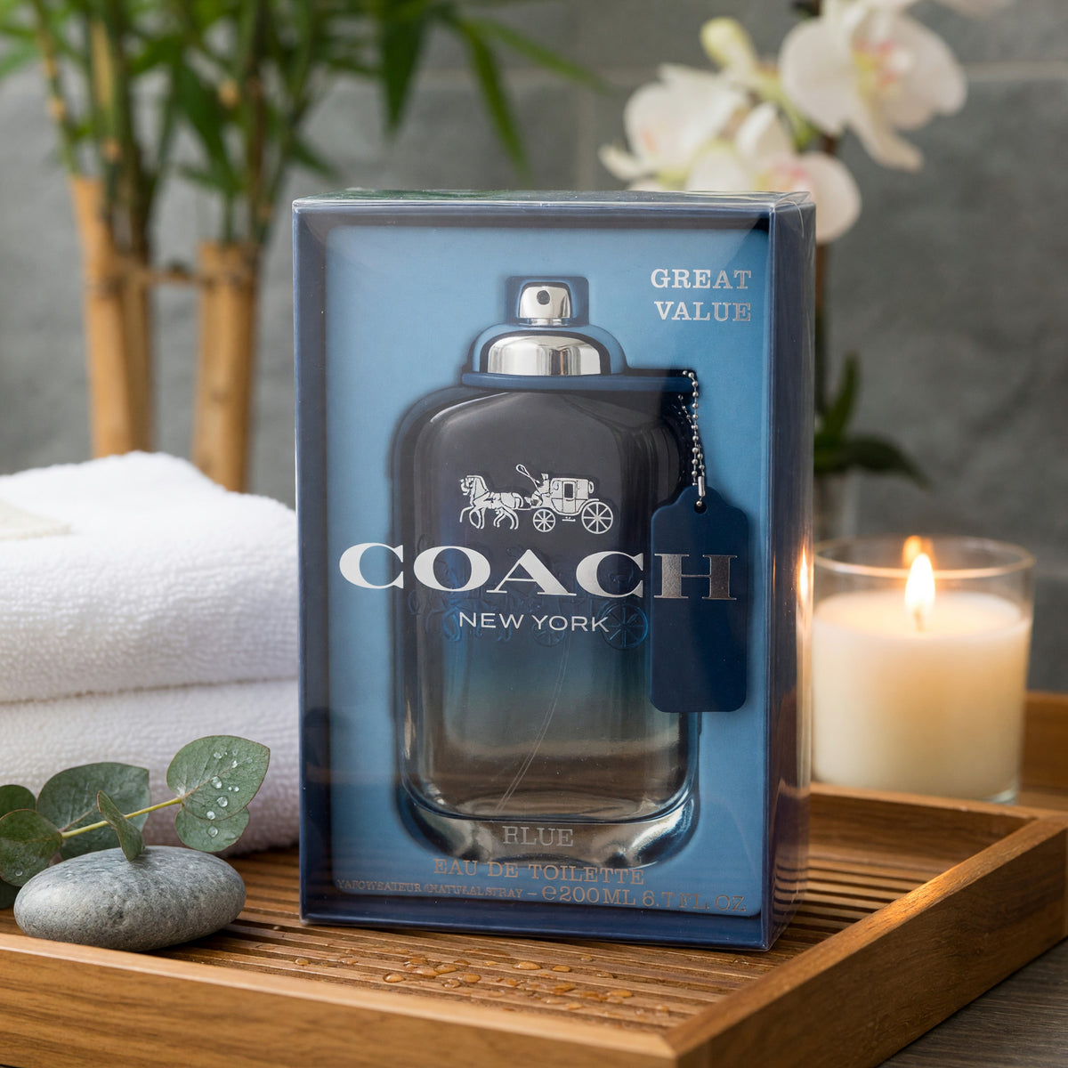 Coach Blue by Coach, 6.7 oz EDT Spray for Men