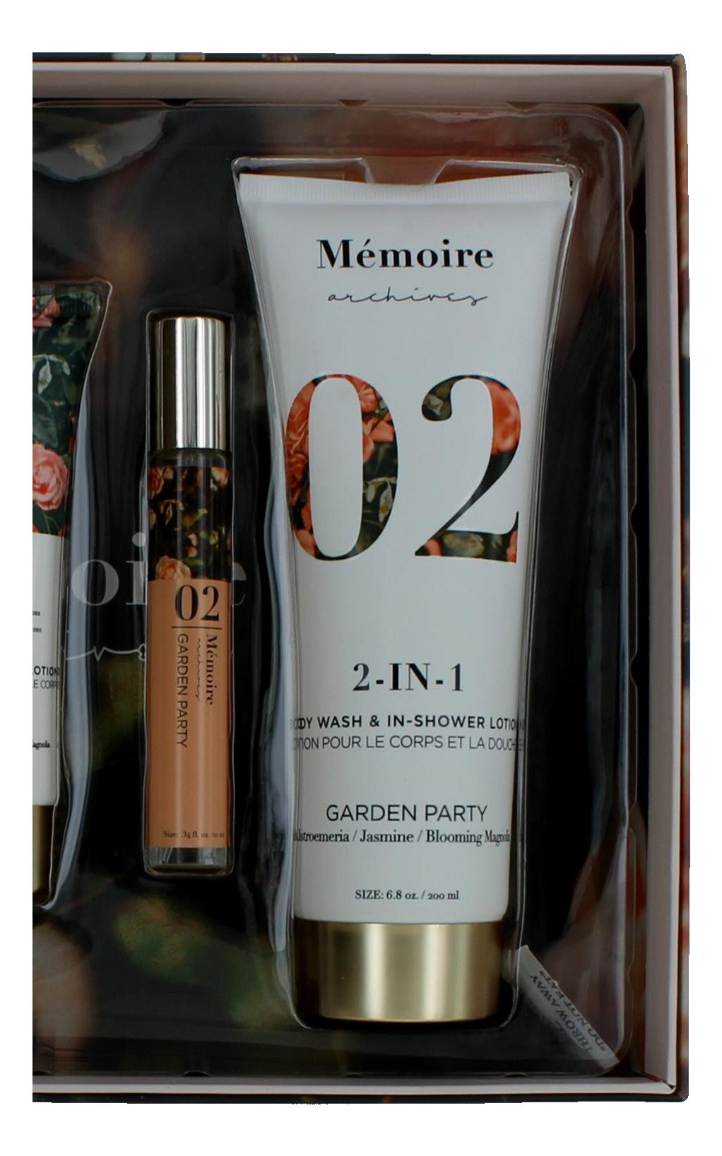 Garden Party by Memoire Archives, 4 Piece Gift Set for Unisex