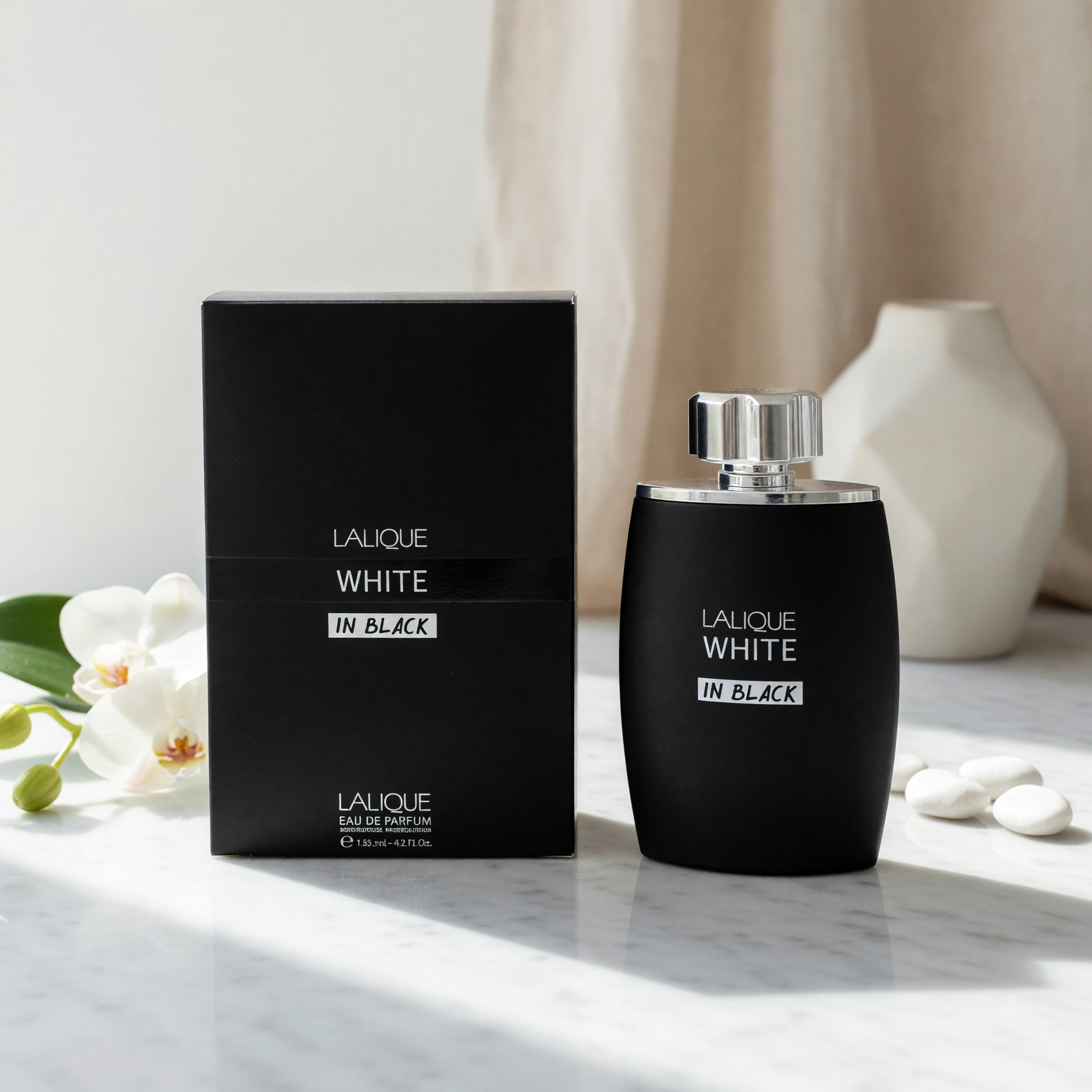 White In Black by Lalique, 4.2 oz EDP Spray for Unisex