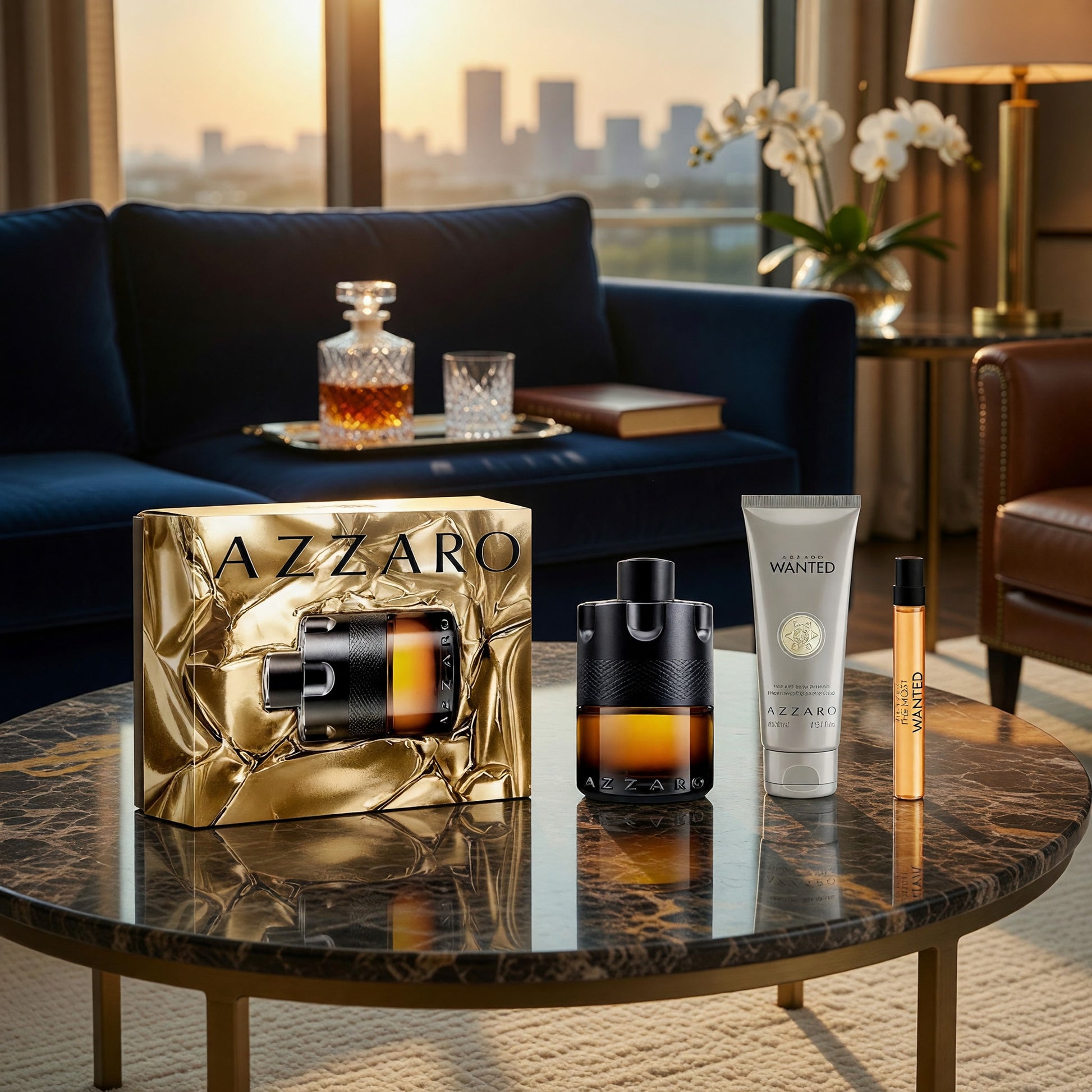 Azzaro The Most Wanted by Azzaro, 3 Piece Set for Men