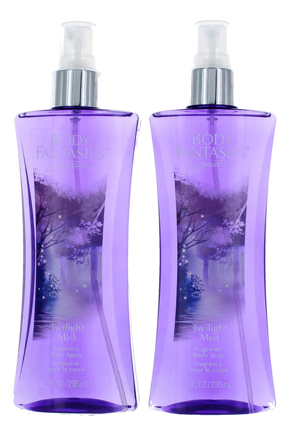Twilight Mist by Body Fantasies, 3 Pack 8oz Fragrance Body Spray women