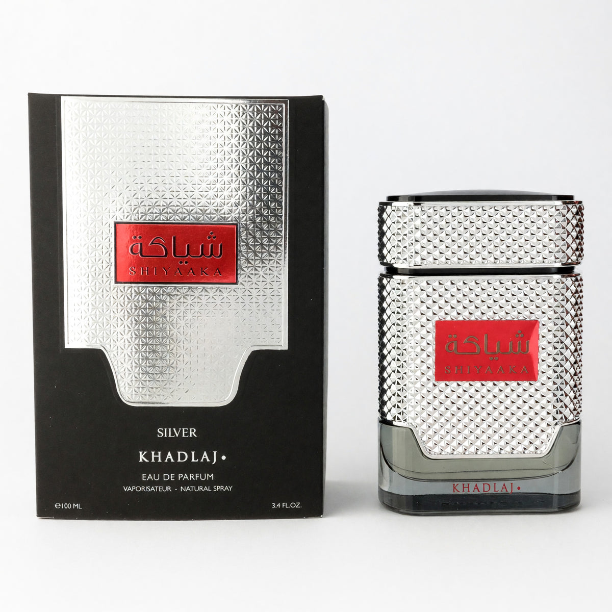 Khadlaj Shiyaaka Silver by Al Khadlaj, 3.4 oz EDP Spray for Men