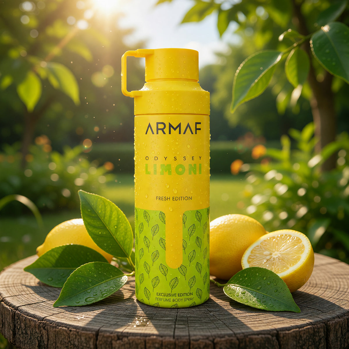 Odyssey Limoni Fresh Edition by Armaf, 6.8 oz Body Spray for Men 