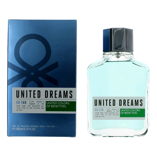 United Dreams Go Far by Benetton, 6.7 oz EDT Spray for Men