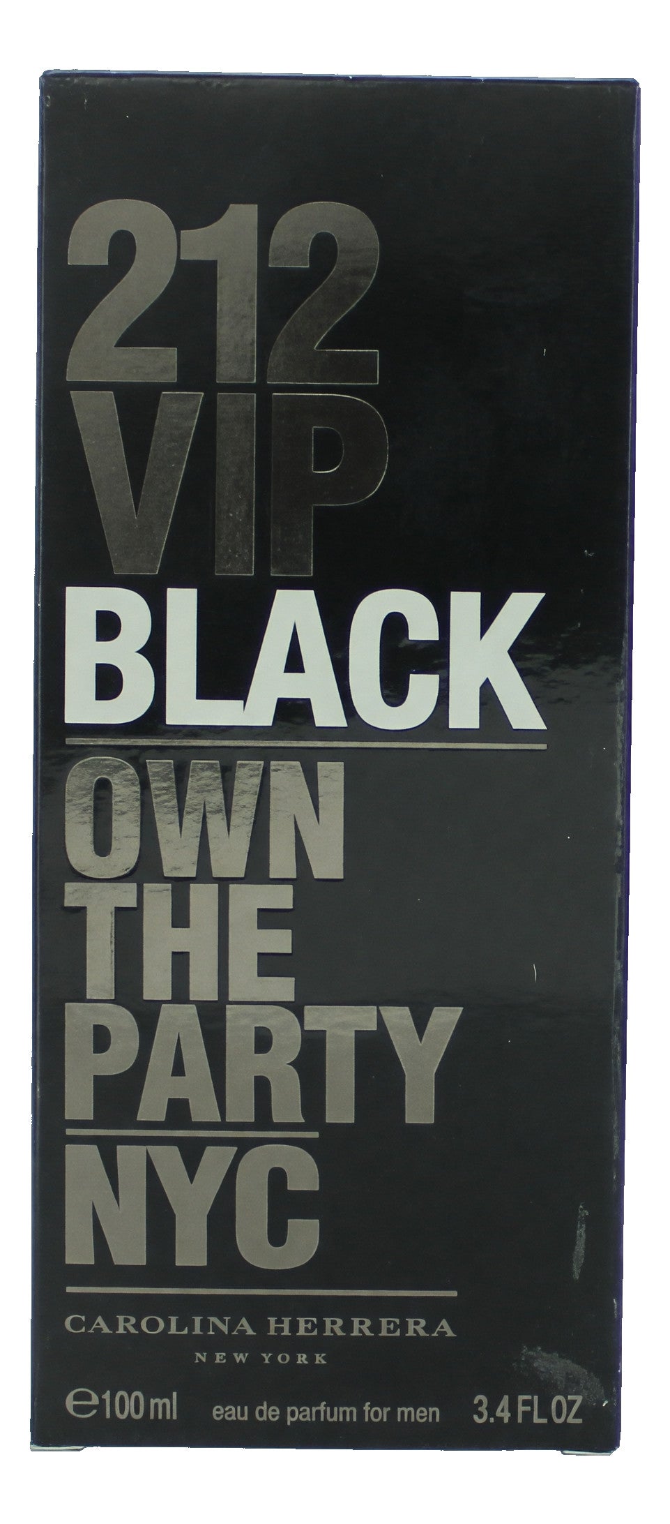 212 VIP Black by Carolina Herrera, 3.4 oz EDP Spray for Men
