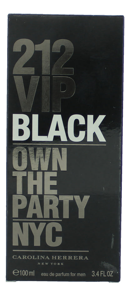 212 VIP Black by Carolina Herrera, 3.4 oz EDP Spray for Men