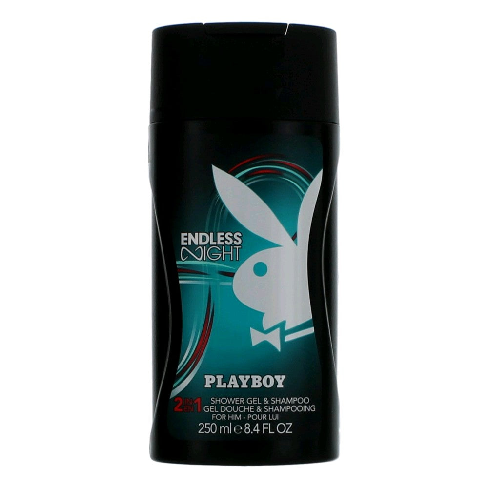 Playboy Endless Night by Coty, 8.45 oz Shower Gel for Men
