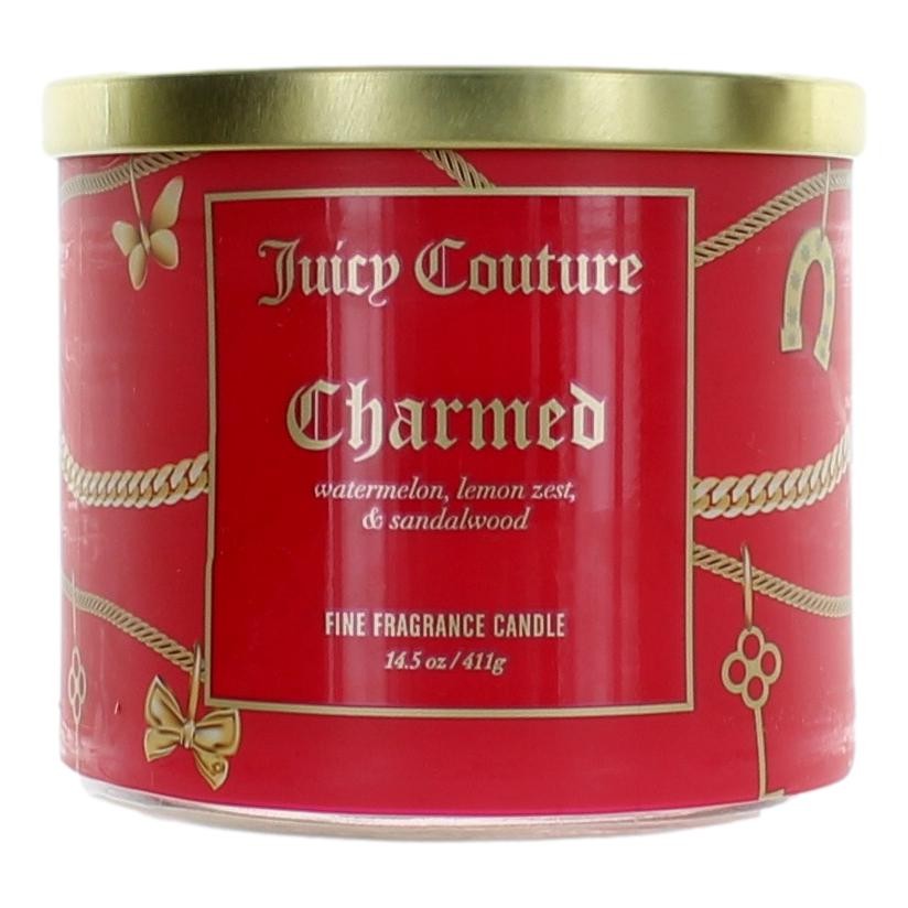 Juicy Couture 14.5 oz Soy Wax Blend 3 Wick Candle - Charmed - Charmed