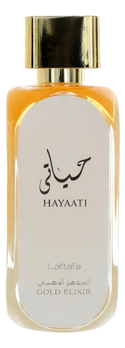 Hayaati Gold Elixir by Lattafa, 3.4 oz EDP Spray for Unisex