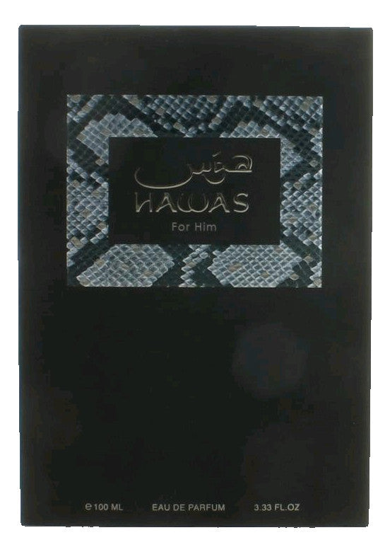 Hawas by Rasasi, 3.3 oz EDP Spray for Men