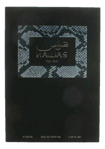 Hawas by Rasasi, 3.3 oz EDP Spray for Men