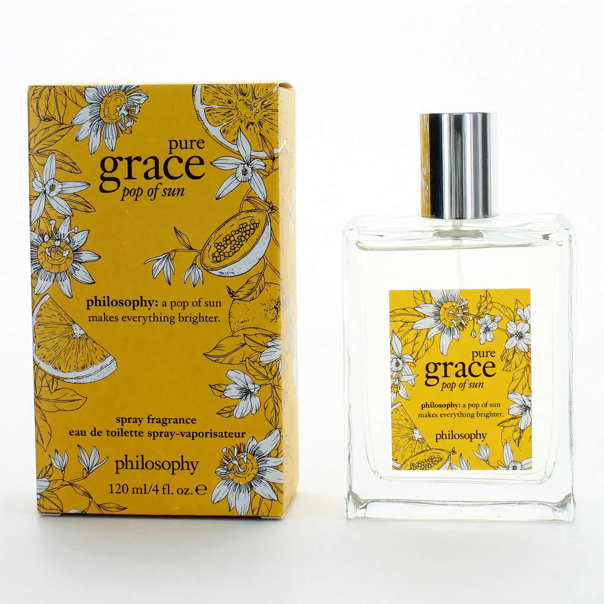 Pure Grace Pop of Sun by Philosophy, 4 oz EDT Spray for Women