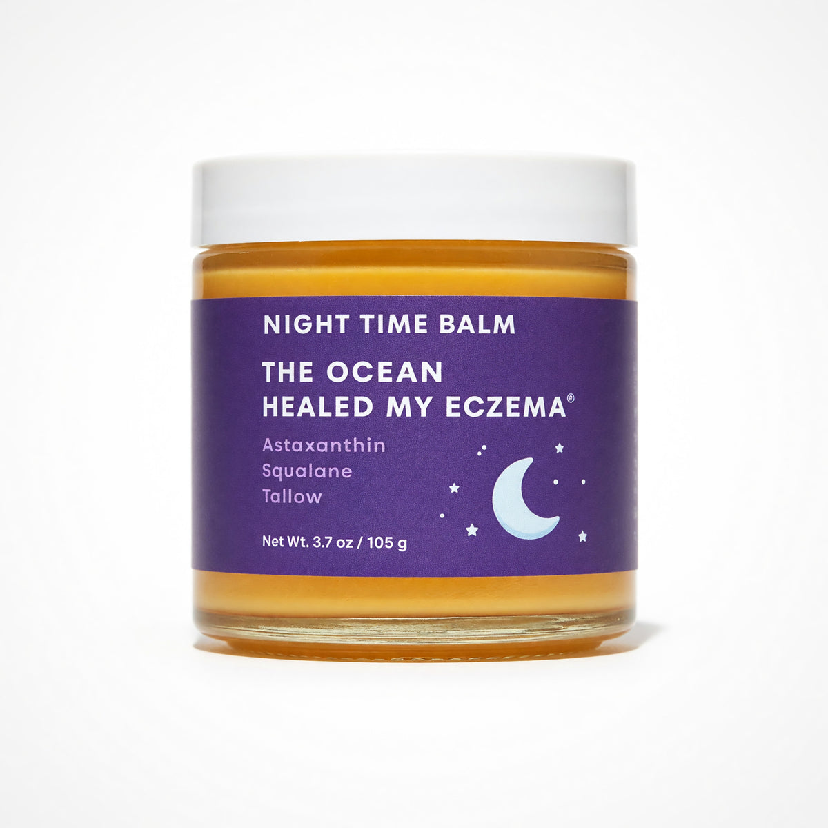 The Ocean Healed My Eczema by HBTO, 3.7 oz Night Time Balm 