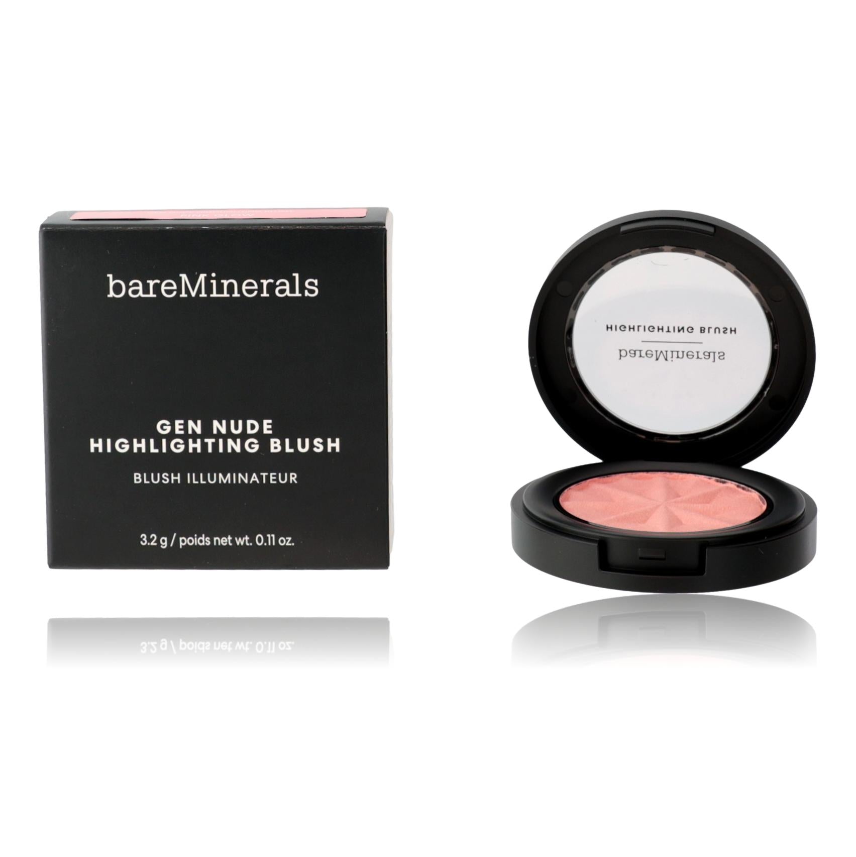 Bare Minerals Gen Nude Highlighting Blush, .11oz Highlighting Blush - Pink Glow