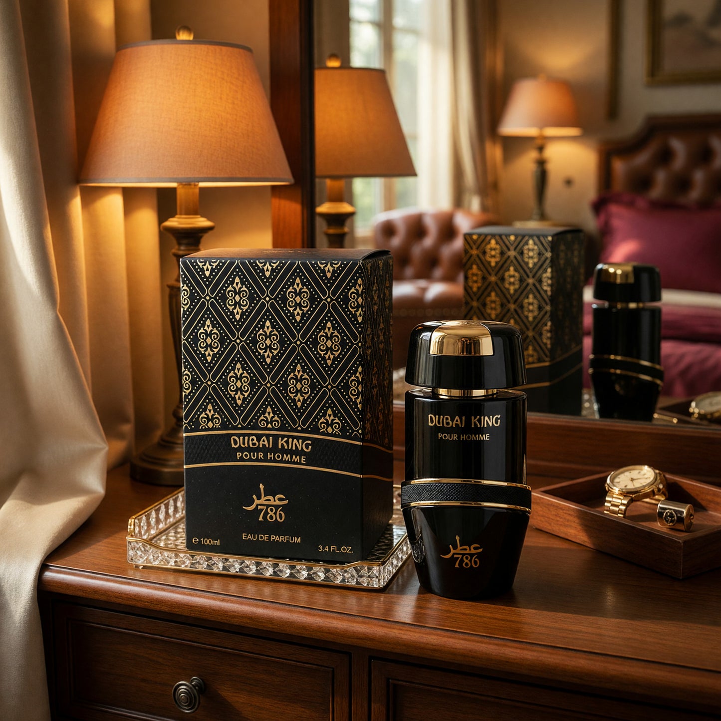  Dubai King by Jo Milano, 3.4 oz EDP for Men 