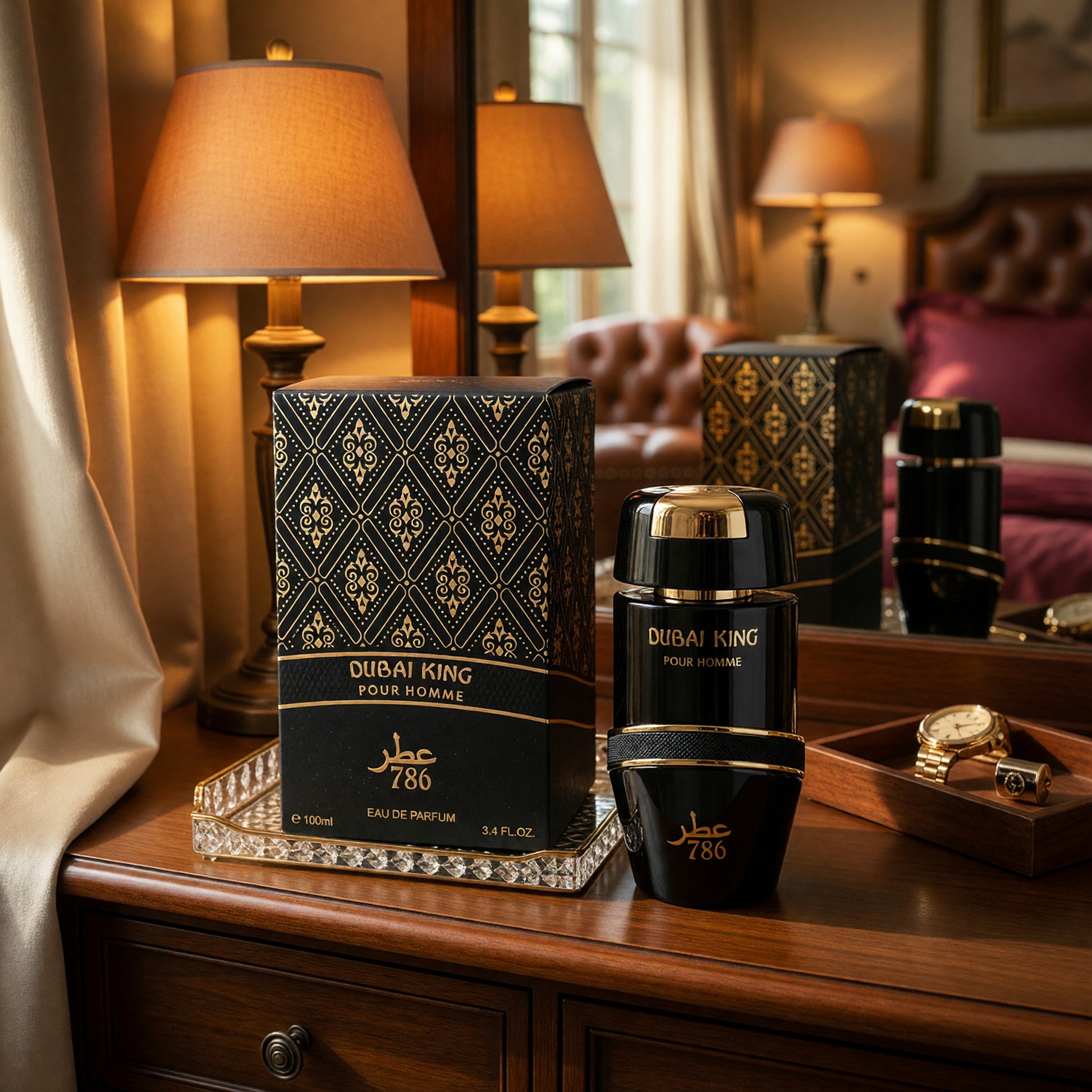 Dubai King by Jo Milano, 3.4 oz EDP for Men 